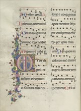 Missale: Fol. 183v: Cross, Foliage, 1469. Bartolommeo Caporali (Italian, c. 1420-1503), assisted by