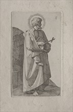 St. Philip Neri, 1826. Johann Friedrich Overbeck (German, 1789-1869), Carl Schulze. Etching; sheet: