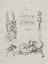 Art of the Lithograph: Three Designs from Dürer’s Prayer Book, Plate V , 1819. Alois Senefelder
