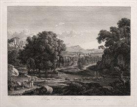 Heroic Landscape, 1795. Johann Christian Reinhart (German, 1761-1847). Etching; sheet: 42.9 x 53.8