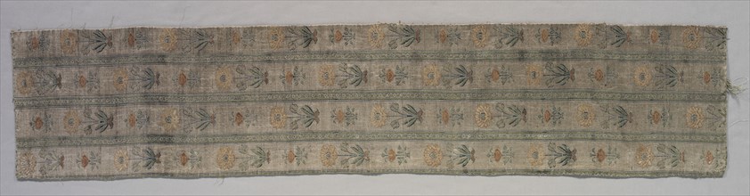 Surround for Turkish Silk Cushion Cover, early 1600s. Iran, Safavid period, late 17th - 18th c..