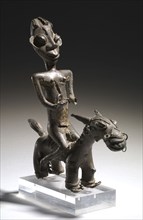Equestrian Figure, possibly 1700s. Guinea Coast, Nigeria, Yoruba, possibly 18th century. Copper