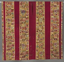 Tunic with Sacrificer, 600-1000. South America, Peru, Central Andes, Middle Horizon, Wari people,