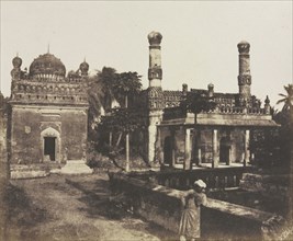 Mosque, Madras, 1851-1852. Frederick Fiebig (German). Salted paper print from wet collodion