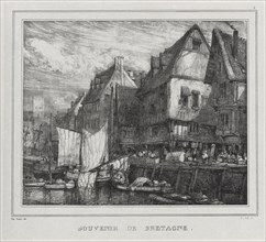 Souvenirs: Souvenir of Brittany, Plate 5, 1832. Eugène Isabey (French, 1803-1886), V. Morlot and