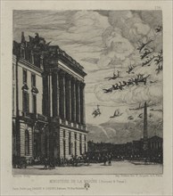 The Admiralty, Paris, 1865. Charles Meryon (French, 1821-1868), Cadart & Luquet for the Société des