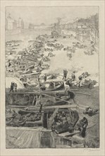 published in Le Monde Illustré, 1883: Arrival of Potatoes at the Hotel de Ville, 1883. Auguste