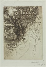 Sentimental Colloquy of Paul Verlaine , 1897. Auguste Louis Lepère (French, 1849-1918). Etching and