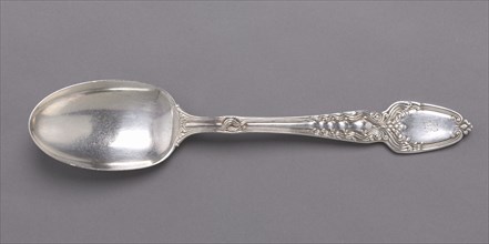 Table Spoon (Pattern "Broom Corn"), c. 1890. Tiffany and Company (American). Silver; overall: 21.9