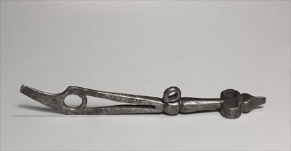 Spanner for a Wheel Lock Gun, 1600s. Germany, 17th century. Steel; overall: 16.5 x 2.5 cm (6 1/2 x