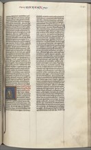 Fol. 341r, Daniel, historiated initial A, Daniel in the lions’ den, c. 1275-1300. Southern France,