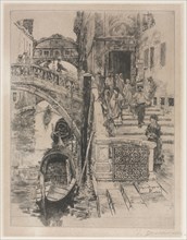The Bridge of Sighs (second plate), 1885. Frank Duveneck (American, 1848-1919), Robert Dunthorne.