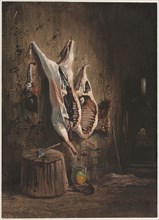 Carcasses, 1840-1860. Alexandre-Gabriel Decamps (French, 1803-1860). Watercolor and gouache; sheet: