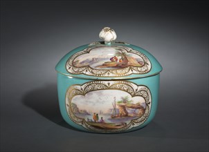 Bowl, c. 1750-1770. Meissen Porcelain Factory (German). Porcelain; overall: 14 x 38 x 14 cm (5 1/2