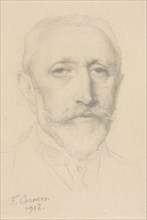 Self-Portrait, 1912. Fernand Cormon (French, 1845-1924). Graphite; sheet: 11.6 x 8 cm (4 9/16 x 3