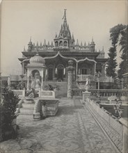 Pareshnath, Jain Temple, Calcutta, c. 1890s. Studio of A. W. A. Plâté Studio (Ceylonese). Platinum