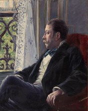 Portrait of a Man, 1880. Gustave Caillebotte (French, 1848-1894). Oil on canvas; unframed: 81.3 x