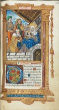 Printed Book of Hours (Use of Rome): fol. 38r, Adoration of the Magi, 1510. Guillaume Le Rouge