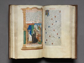 Printed Book of Hours (Use of Rome): fol. 85r, Dominican Nun, 1510. Guillaume Le Rouge (French,