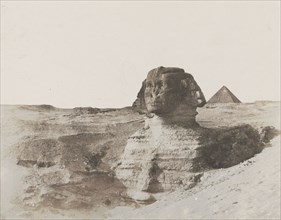 The Sphinx, c. 1853. John Beasley Greene (American, 1832-1856). Salted paper print from waxed paper