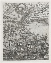 The Siege of La Rochelle: Plate 11, 1628-1630. Jacques Callot (French, 1592-1635). Etching; sheet: