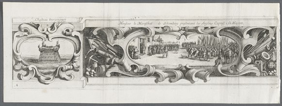 The Siege of La Rochelle: Plate 14, 1628-1630. Israël Henriet (French, c. 1590-1661), or Abraham