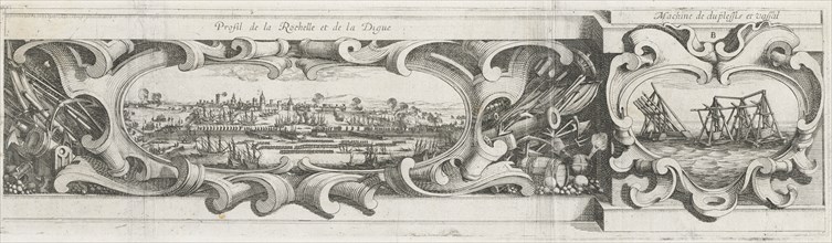 The Siege of La Rochelle: Plate 16, 1628-1630. Or Abraham Bosse (French, 1602-1676), or Israël