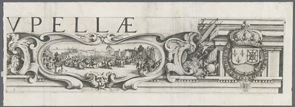 The Siege of La Rochelle: Plate 3, 1628-1630. Jacques Callot (French, 1592-1635), and Abraham Bosse