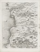 The Siege of La Rochelle: Plate 5, 1628-1630. Assistant of Jacques Callot (French, 1592-1635).