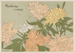 "Myrane" et "Les Chapons" (Program for Théâtre Libre), 1889. Georges Auriol (French, 1863-1938).