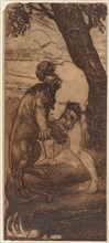 Hercules and the Nemean Lion, c. 1898. Henri-Arthur Lefort des Ylouses (French, 1846-1912).
