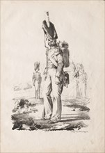 Military Costumes: Infantry Sargent , 1817-18. Nicolas Toussaint Charlet (French, 1792-1845).