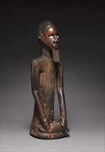 Male Figure, late 1800s-early 1900s. Central Africa, Republic of the Congo, Beembe people. Wood,