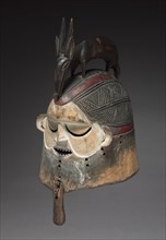 Helmet Mask, late 1800s-early 1900s. Central Africa, Democratic Republic of the Congo, Suku people.
