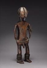 Male Figure of a Pair, late 1800s-early 1900s. Central Africa, Democratic Republic of the Congo,