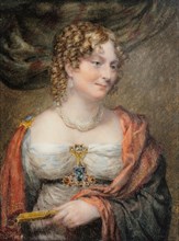 Portrait of Anne Law (née Towry), 1st Lady Ellenborough, c. 1821. John Linnell (British, 1792-1882)