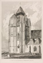 Architectural Antiquities of Normandy (Vol. II), Pl. 66:  Tower of the Church of Tréport, near Eu,
