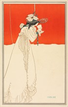 published, "The Studio": Isolde, 1895. Aubrey Beardsley (British, 1872-1898), Printed by William