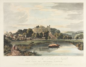 This View of Arundel Castle, 1819. John Baily (British), Wm Scott, after William Scott (British).