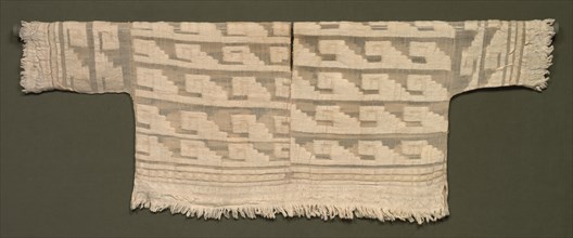 Tunic, 1100-1532. Peru, Chimú or Chimú-Inka, 12th-16th century. White cotton; plain weave with