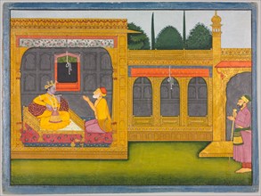 The Marriage of Rukmini [Mangal], 1775. India, Pahari Hills, Garhwal school, 18th century. Opaque