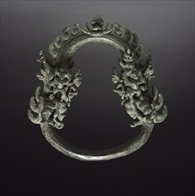 Palanquin Ring, 1100s-1200s. Cambodia, Angkor Wat/Bayon period, 12th-13th century. Bronze; overall: