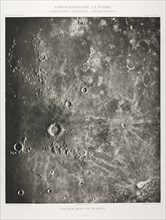 Photographie Lunaire: Copernic-Képler-Aristarique, 1896. Maurice Loewy (French, 1833-1907), Pierre