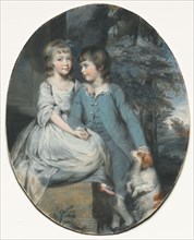 Cropley Ashley-Cooper (Later 6th Earl of Shaftesbury) with His Sister Mary Anne Ashley-Cooper,