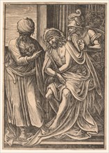 Ecce Homo , late 1500s-early 1600s. Giuseppe Scolari (Italian). Woodcut; sheet: 50.5 x 36.1 cm (19