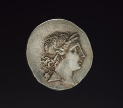 Tetradrachm Coin of Erognetos, Magistrate of Magnesia, 155-145 BC. Turkey, Ionia, Magnesia on the