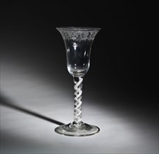 Goblet, c. 1725-1750. England, 18th century. Glass; diameter: 8 cm (3 1/8 in.); overall: 18.5 cm (7