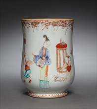 Tankard, 1765. England, 18th century. Ceramic; diameter: 11.5 cm (4 1/2 in.); overall: 16 x 16.1 cm