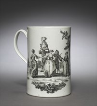 Cann, c. 1770. England, 18th century. Ceramic; overall: 15.5 x 10.3 x 14.2 cm (6 1/8 x 4 1/16 x 5