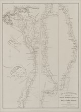 Egypt and Nubia, Volume III: Map to Illustrate the Sketches of David Roberts, Esq: R.A. in Egypt